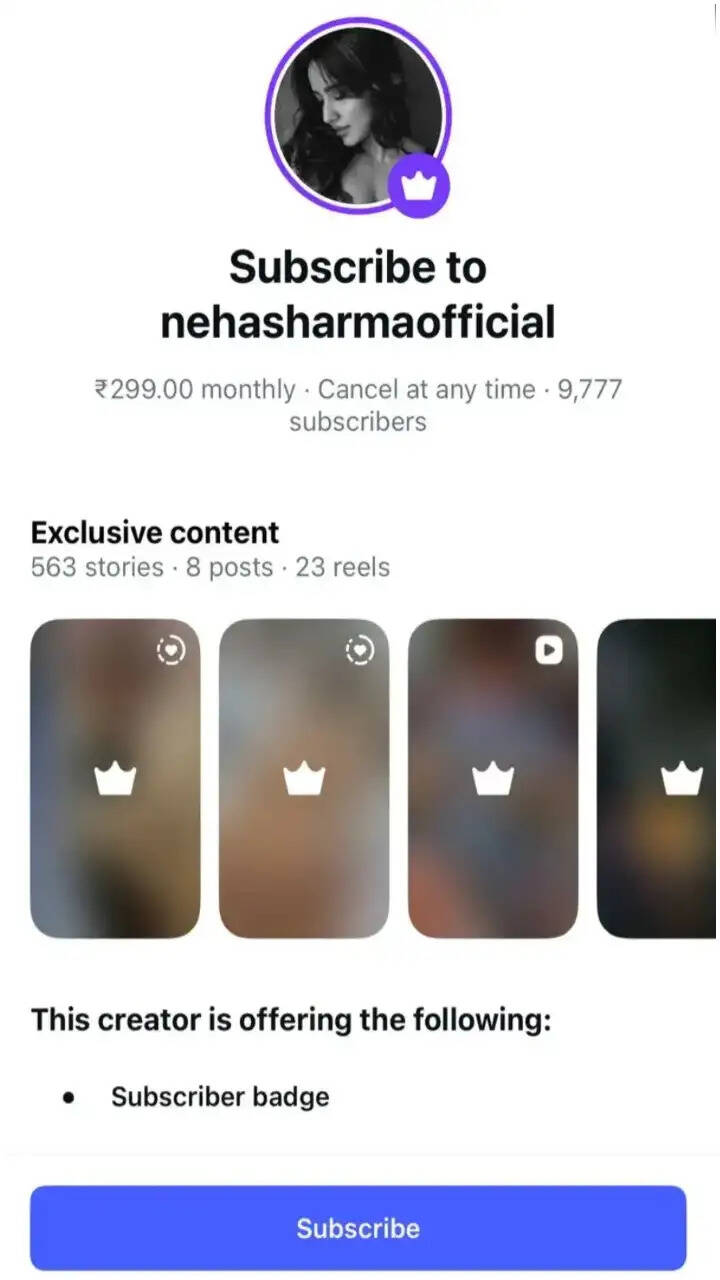 नेहा शर्मा का नया डिजिटल सब्सक्रिप्शन: विवाद और चर्चा का केंद्र