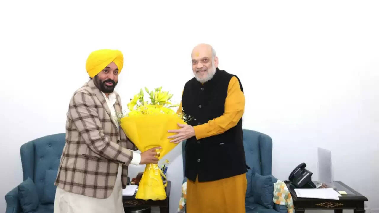 मुख्यमंत्री भगवंत सिंह मान की अमित शाह से मुलाकात: पंजाब के मुद्दों पर चर्चा