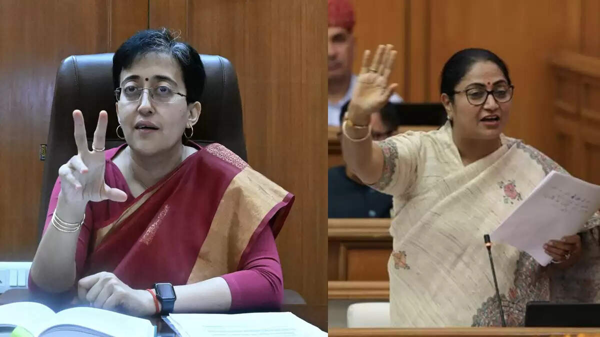 दिल्ली विधानसभा में सीएम रेखा गुप्ता और आतिशी के बीच तीखी बहस