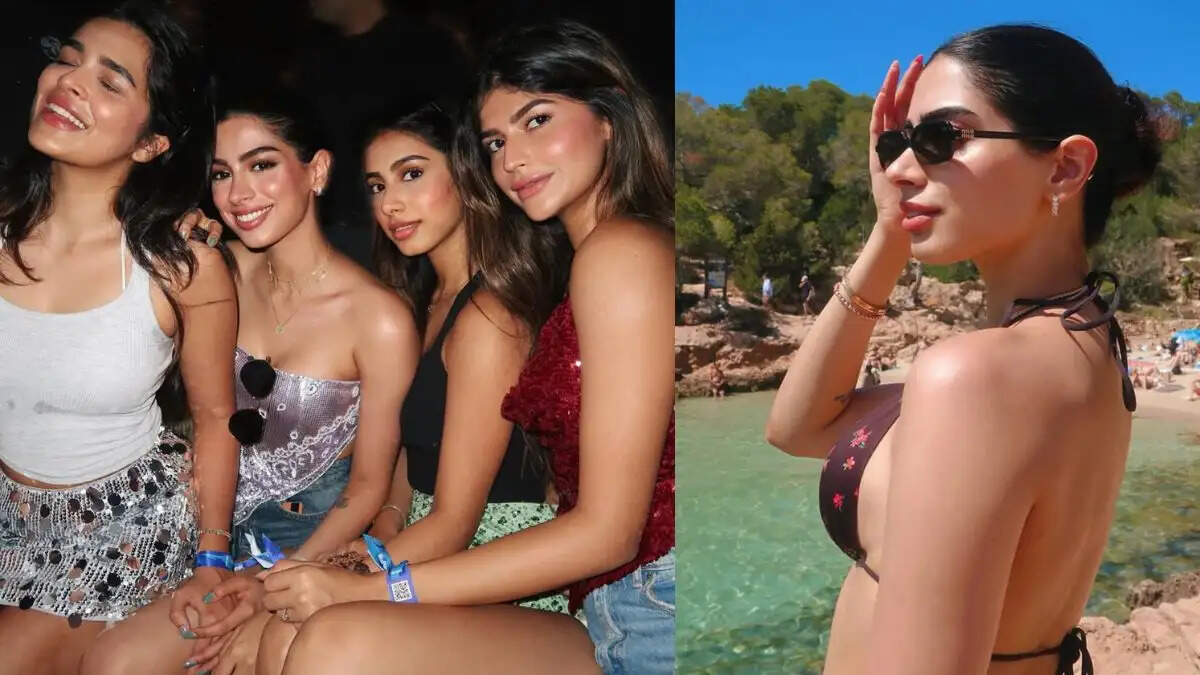 खुशी कपूर की बोल्ड बिकिनी तस्वीरें: पूल किनारे गर्ल गैंग के साथ ग्लैमरस अंदाज