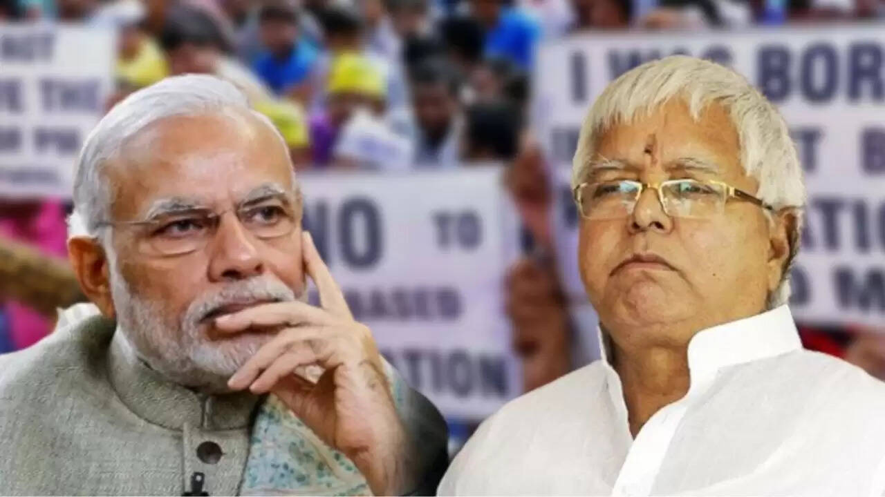 बिहार में राजनीतिक संघर्ष: पीएम मोदी और लालू यादव के बीच तीखी नोकझोंक