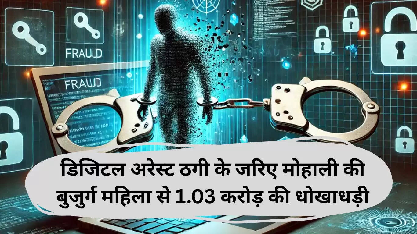 मोहाली की महिला से साइबर ठगों ने 1.03 करोड़ रुपये की ठगी की