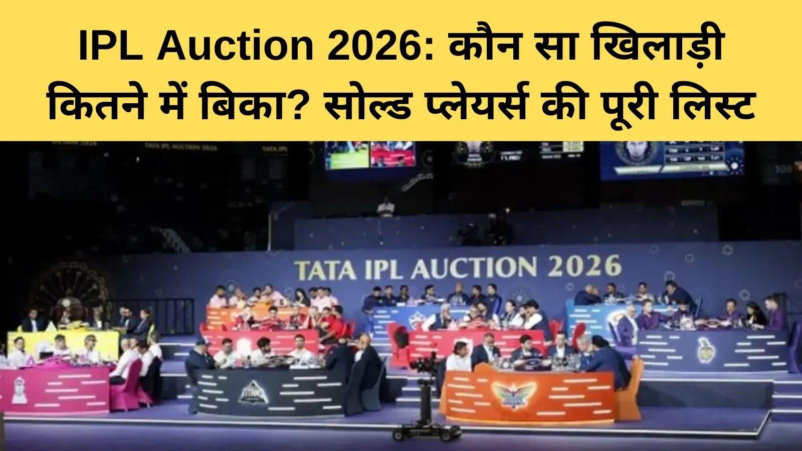 IPL 2026 का मिनी ऑक्शन: खिलाड़ियों की खरीददारी और रणनीतियाँ