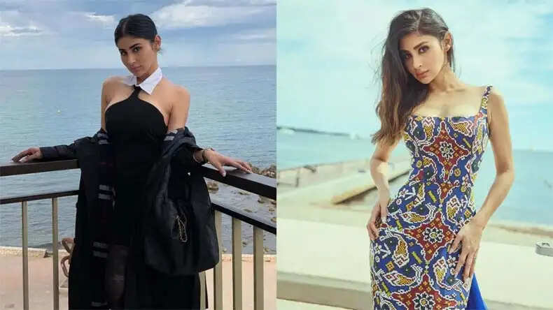 मौनी रॉय का कान्स में ग्लैमरस लुक: डायमंड ज्वेलरी के साथ आॅफ शोल्डर ड्रेस