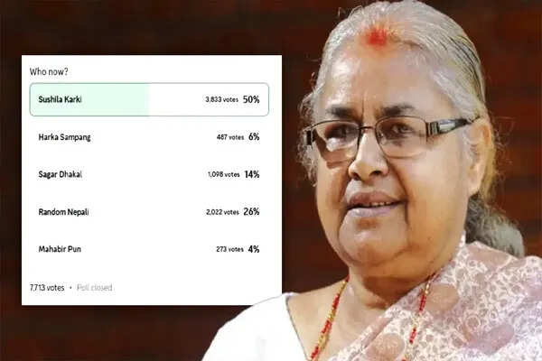 नेपाल में नई प्रधानमंत्री का चुनाव विवादास्पद ऑनलाइन सर्वे पर आधारित