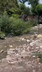 पीर मछला निवासियों ने पंचकूला से आने वाली ड्रेन की मरम्मत की मांग की