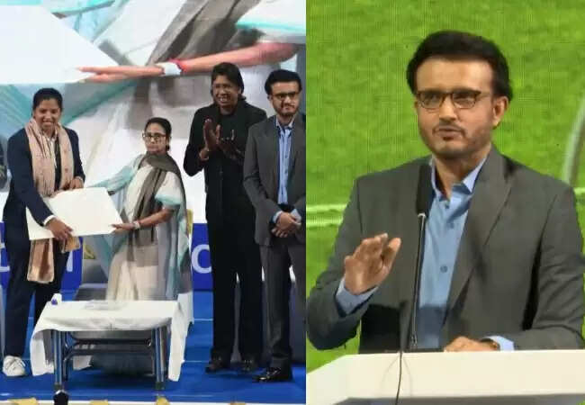 ऋचा घोष को सम्मानित किया गया, सौरव गांगुली ने भविष्यवाणी की भारत की कप्तानी की