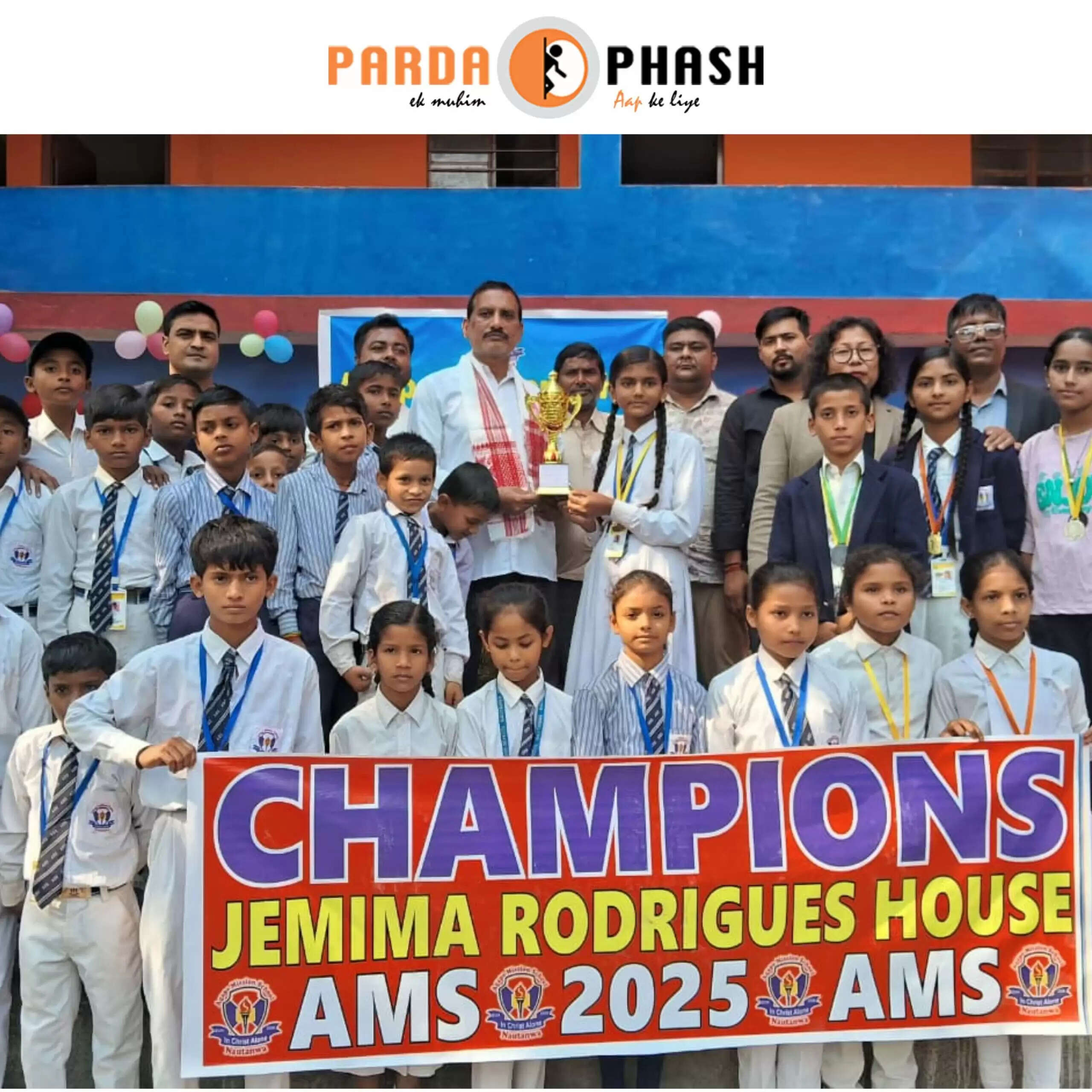 अगापे मिशन स्कूल में वार्षिक खेल प्रतियोगिता का सफल समापन