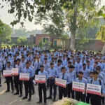 फरीदाबाद में 1200 छात्रों और 50 शिक्षकों ने स्वदेशी उत्पादों के लिए लिया संकल्प