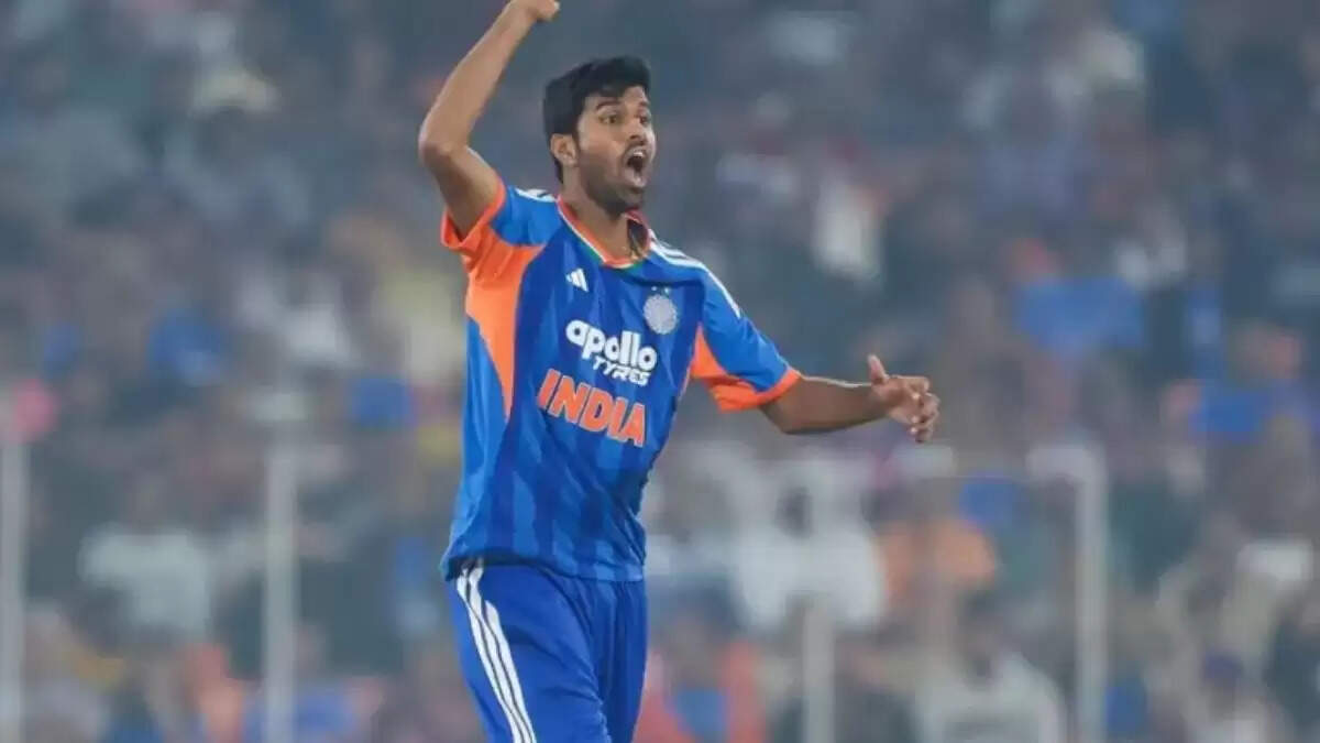 टी20 वर्ल्ड कप से पहले गंभीर की चिंता बढ़ी, चोट के कारण सुंदर न्यूज़ीलैंड टी20 सीरीज से बाहर