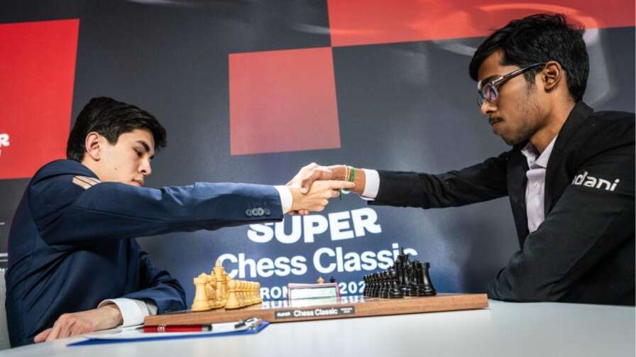 प्रज्ञानानंदा ने सुपर चेस क्लासिक्स में शानदार जीत दर्ज की
