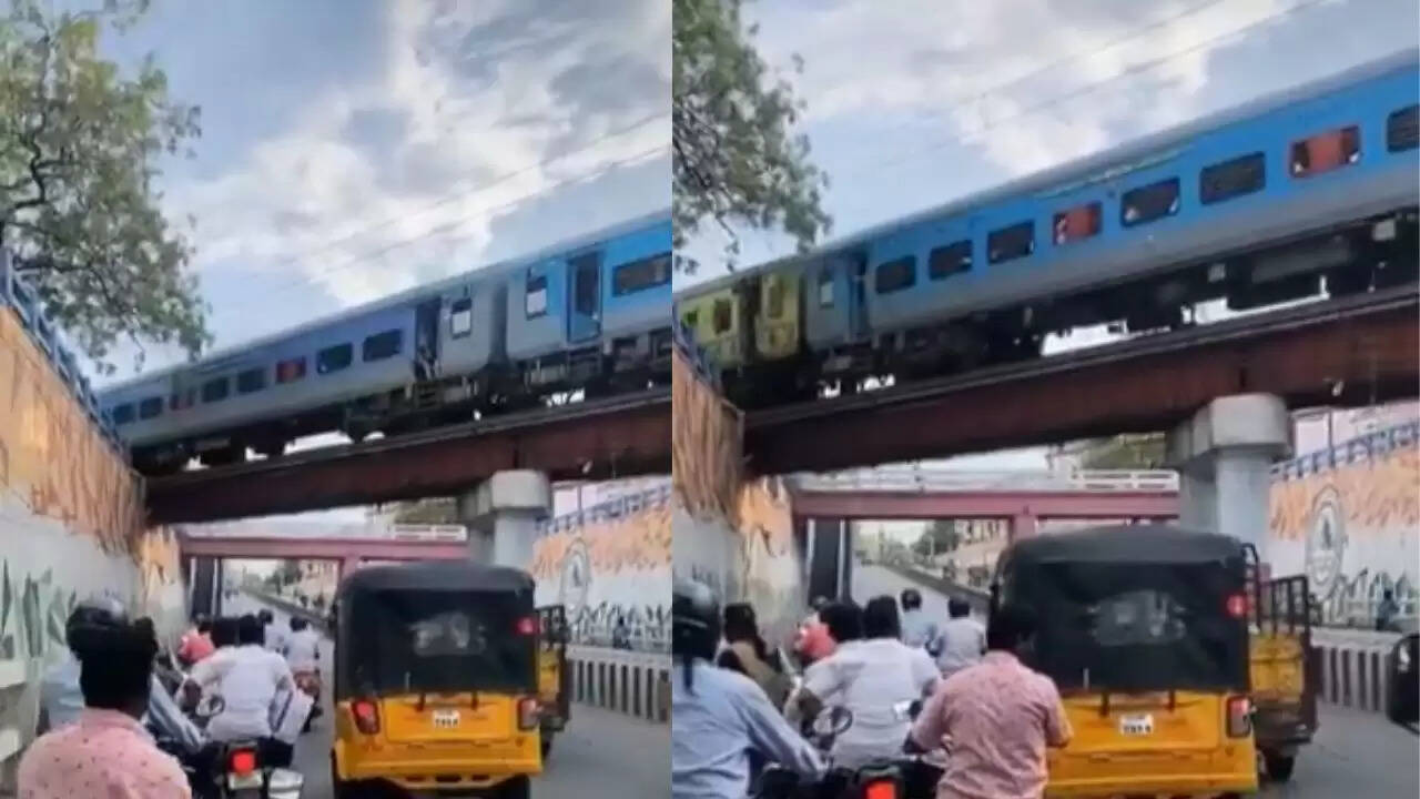 भारत में ट्रेन ओवरब्रिज के नीचे खड़े होने का अनोखा कारण