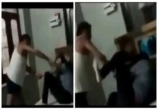 पिता द्वारा बेटी की पिटाई का वीडियो सोशल मीडिया पर वायरल