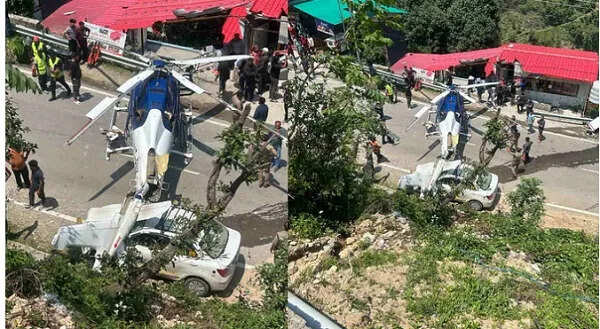 उत्तराखंड में हेलीकॉप्टर की आपात लैंडिंग, सभी यात्री सुरक्षित