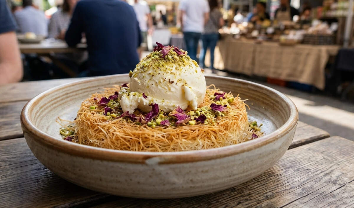 ईद पर बनाएं खास कुनाफा आइसक्रीम: आसान रेसिपी