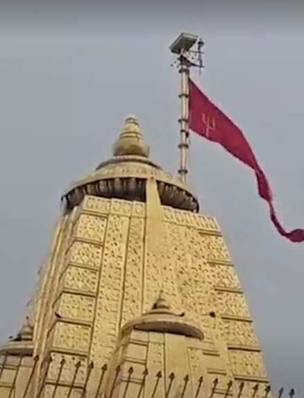 शक्तिपीठ अंबाजी मंदिर में आज से शुरू हुई ध्वजारोहण सुविधा