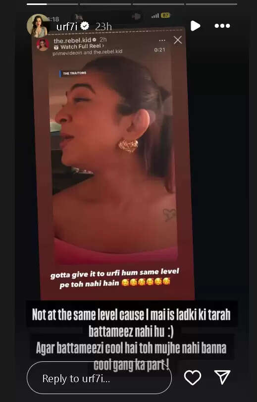 उर्फी जावेद और अपूर्वा मुखीजा के बीच 'द ट्रेटर्स' में बढ़ा विवाद