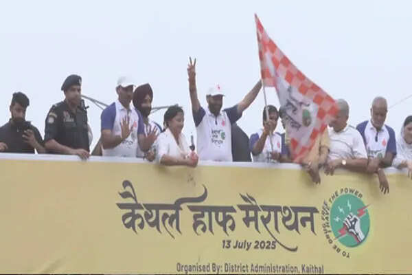 हरियाणा में नशा मुक्त अभियान के तहत हाफ मैराथन का आयोजन