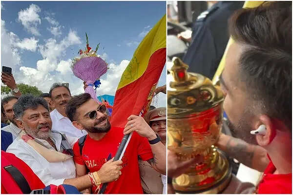 आरसीबी का बेंगलुरु में भव्य स्वागत, उपमुख्यमंत्री ने किया अभिनंदन