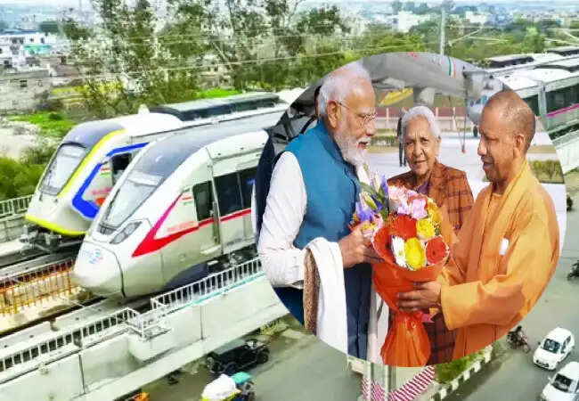 पीएम मोदी ने मेरठ मेट्रो और नमो भारत ट्रेन का उद्घाटन किया