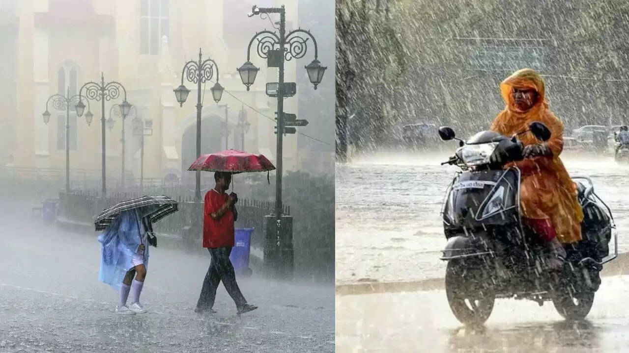 भारत में मौसम का हाल: भारी बारिश का अलर्ट जारी