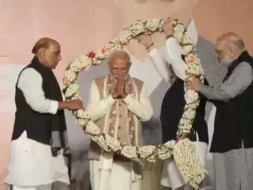 प्रधानमंत्री मोदी का बिहार में एनडीए की जीत पर जोरदार भाषण