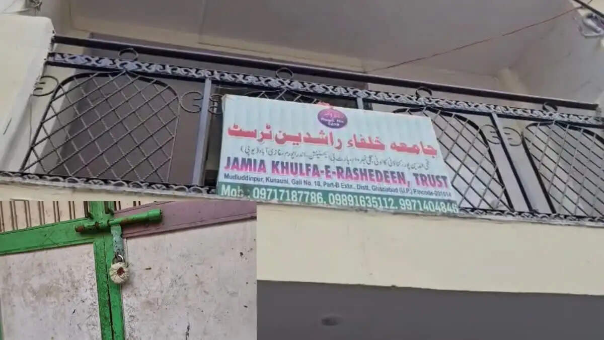 गाजियाबाद में अवैध मदरसे पर प्रशासन की कार्रवाई
