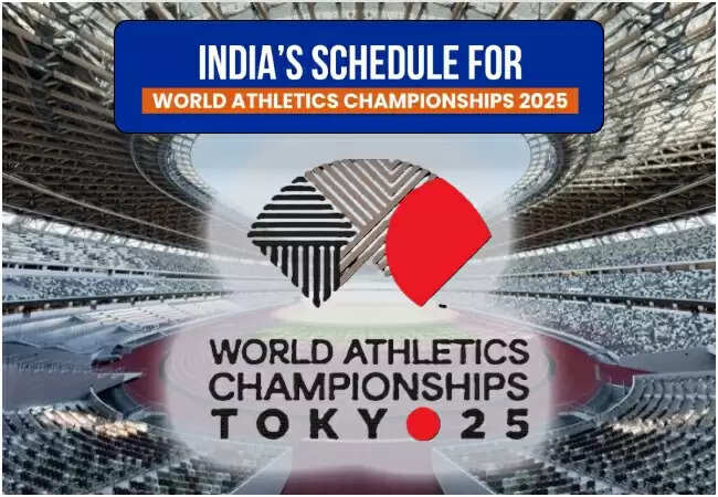भारत का विश्व एथलेटिक्स चैंपियनशिप 2025 में मुकाबला कार्यक्रम