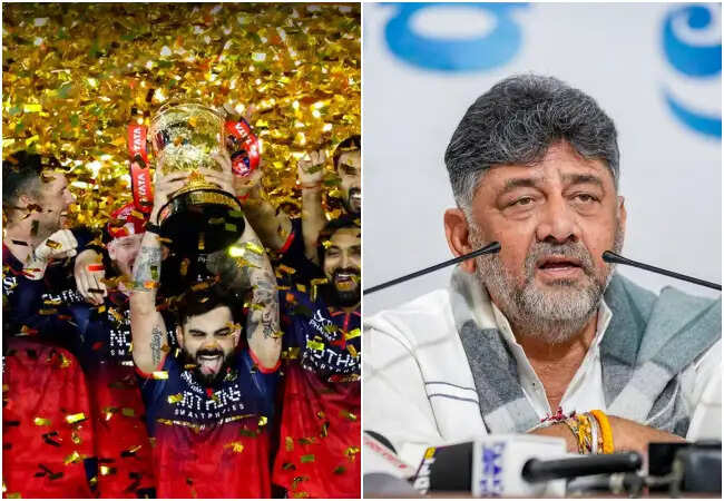 डीके शिवकुमार ने आरसीबी को चैंपियन बनने पर दी बधाई, बंगलूरू में फाइनल की मांग