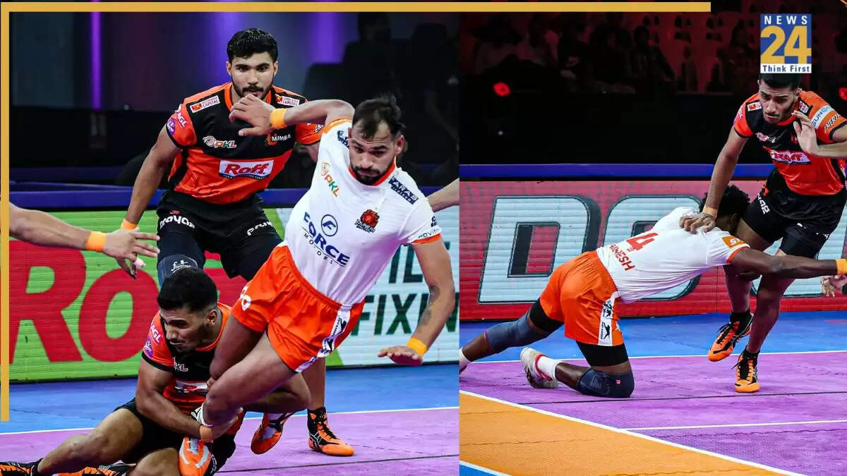 Pro Kabaddi League 2025: पुनेरी पलटन ने यू मुंबा को हराकर टॉप पोजीशन हासिल की