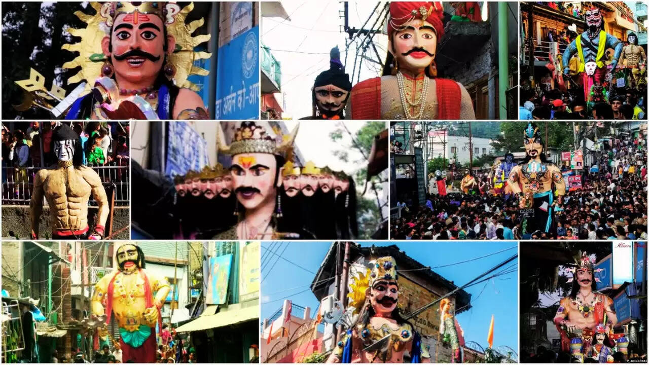 अल्मोड़ा में विजयदशमी: रावण परिवार के पुतले जलाने की अनोखी परंपरा