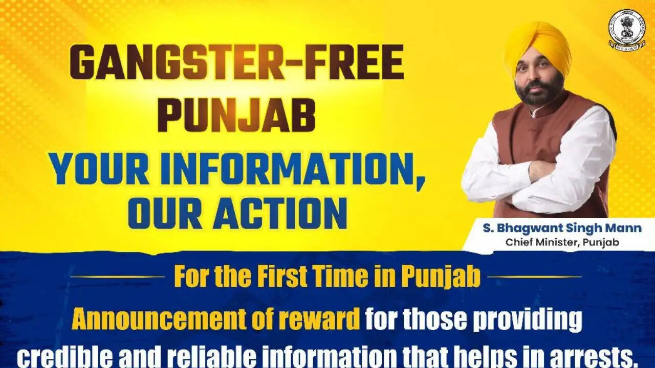 पंजाब सरकार ने लागू की नई पुरस्कार नीति, गैंगस्टरों की जानकारी देने पर मिलेगा इनाम