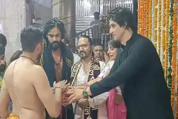 सौरभ राज जैन और अर्पित रांका ने महाकाल मंदिर में की प्रार्थना
