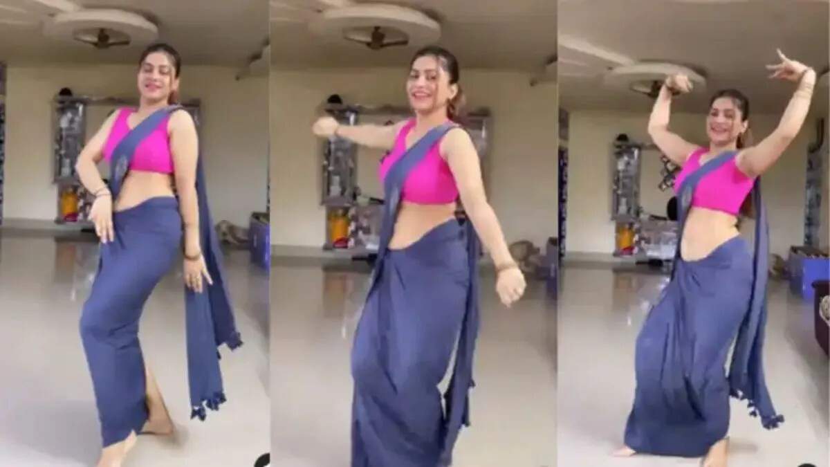 देसी भाभी का डांस वीडियो हुआ वायरल, देखिए अदाएं