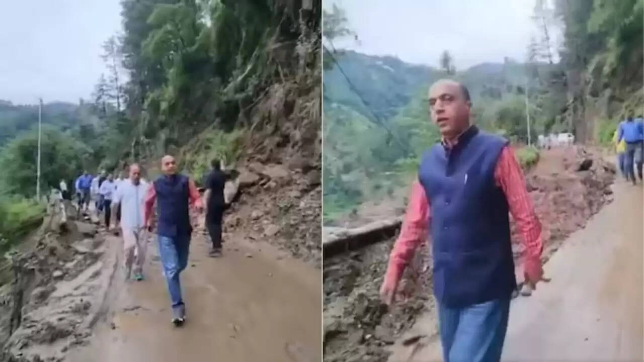 हिमाचल प्रदेश में जयराम ठाकुर की जान बची, मानसून ने मचाई तबाही