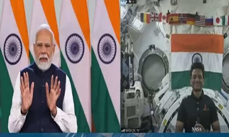 प्रधानमंत्री मोदी ने अंतरिक्ष में शुभांशु शुक्ला से की बातचीत