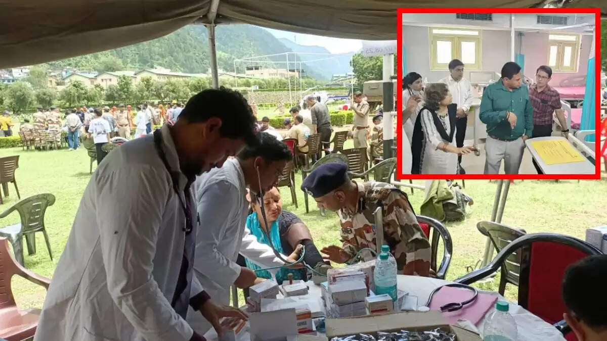 उत्तरकाशी में प्राकृतिक आपदा: स्वास्थ्य विभाग की तत्परता से 70 से अधिक घायलों का इलाज