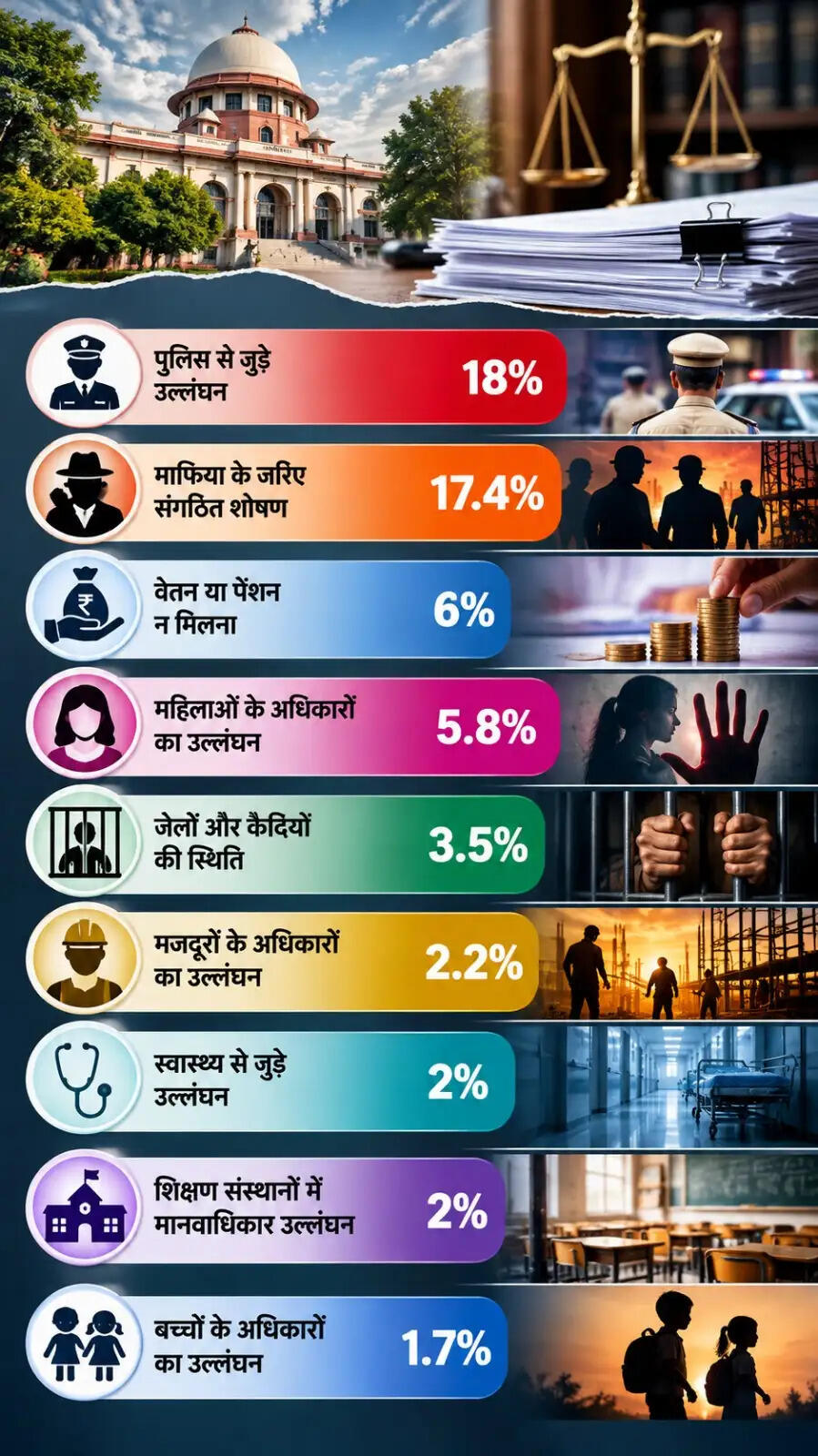 राष्ट्रीय मानवाधिकार आयोग का 33वां स्थापना दिवस: शिकायतों में 26% की कमी