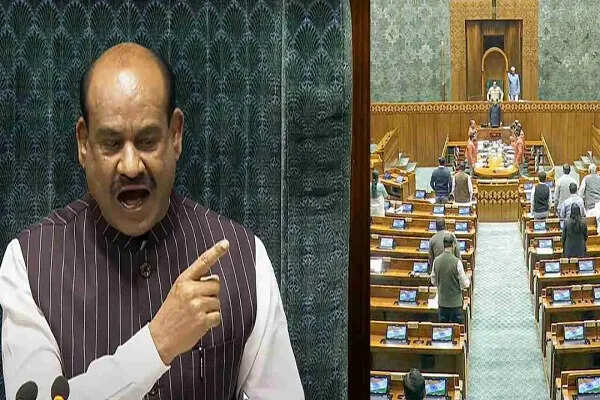 संसद में हंगामा: विपक्षी सांसदों को स्पीकर ओम बिरला की चेतावनी