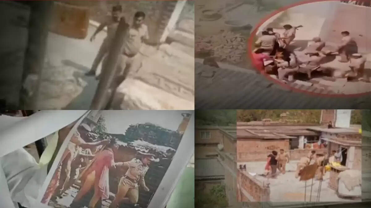 उत्तर प्रदेश में पुलिस की बर्बरता का वीडियो वायरल, महिला का गर्भपात