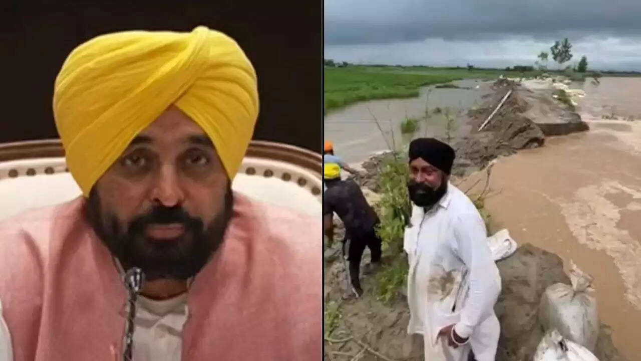 पंजाब में बाढ़ की स्थिति: मुख्यमंत्री भगवंत मान ने की राहत कार्यों की समीक्षा