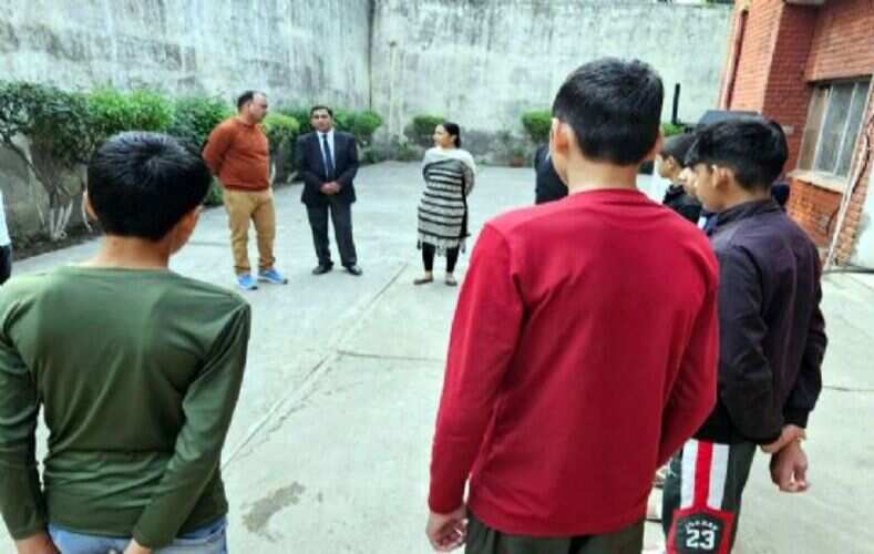 फरीदाबाद: सीजेएम सुकीर्ति गोयल ने किया बाल सुधार गृह का निरीक्षण
