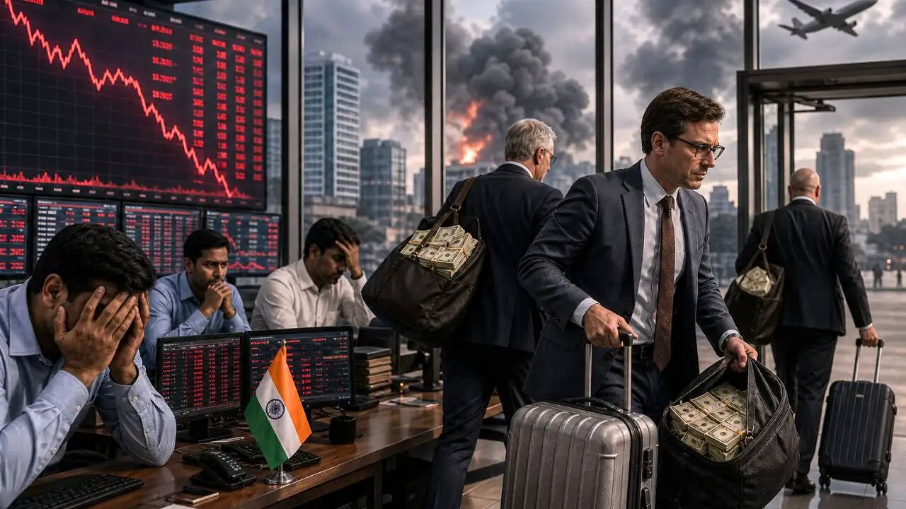 भारत के शेयर बाजार में विदेशी निवेशकों की भारी निकासी का कारण