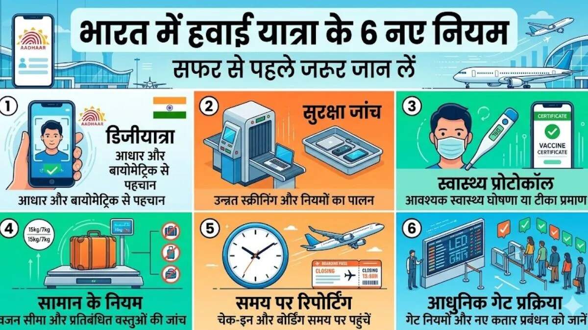 भारत में हवाई यात्रा के लिए नए नियम: सीट चयन और अतिरिक्त शुल्क में राहत