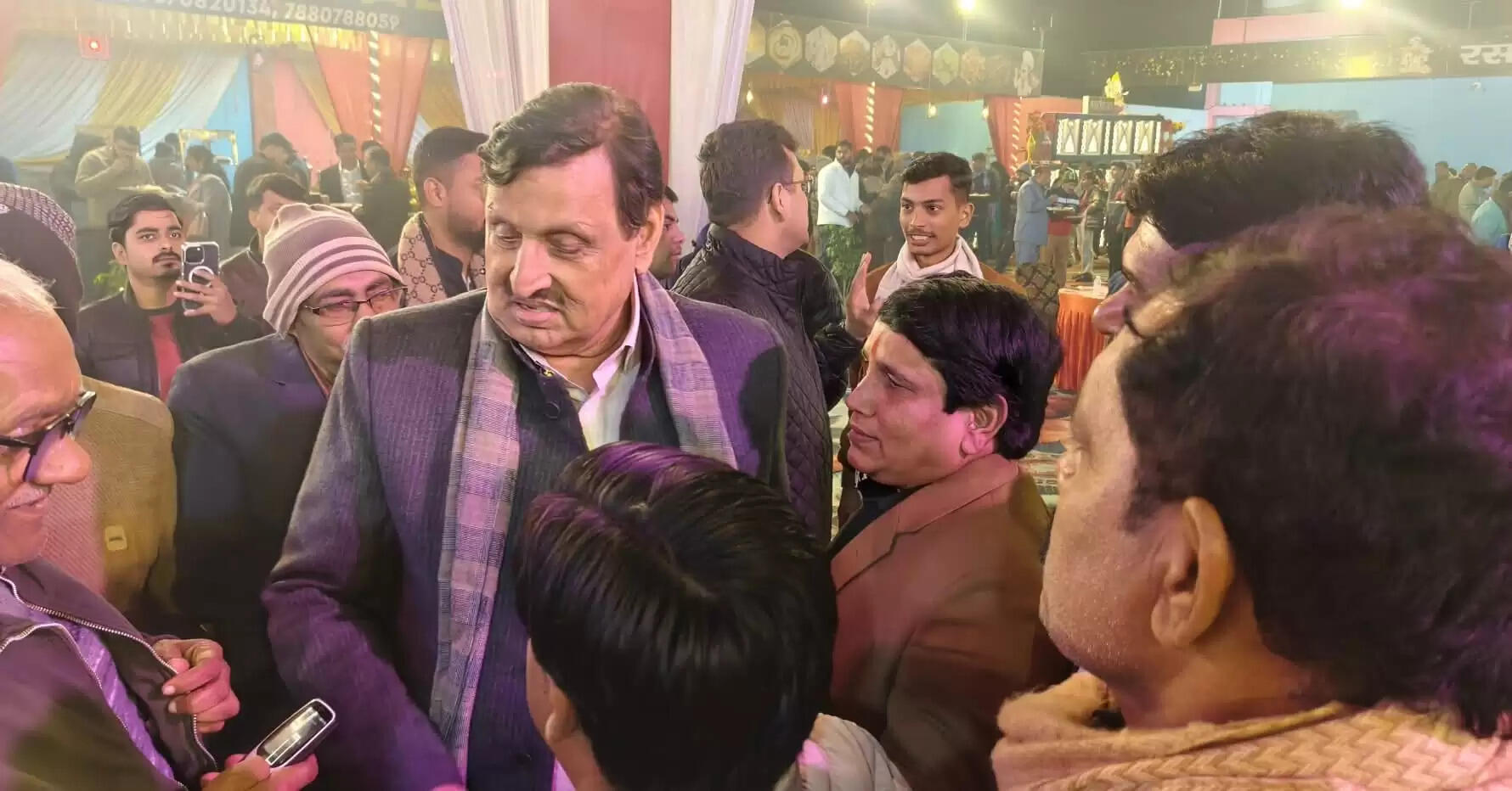 सोनौली में जितेंद्र शर्मा के बहुभोज कार्यक्रम में पूर्व विधायकों की उपस्थिति