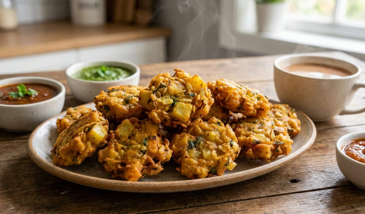 वीकेंड पर बनाएं आलू-पोहा पकौड़ी: एक खास नाश्ता