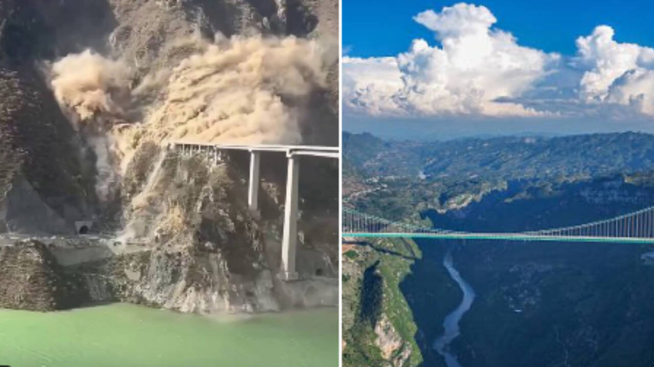 चीन में नए होंगची पुल का भूस्खलन में ढहना: इंजीनियरिंग विफलता या प्राकृतिक आपदा?