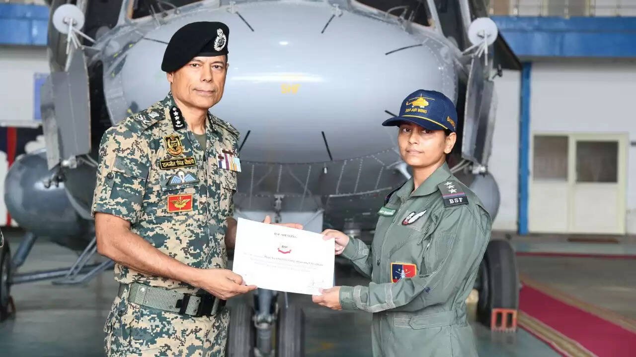 BSF एयर विंग में पहली महिला फ्लाइट इंजीनियर की उपलब्धि