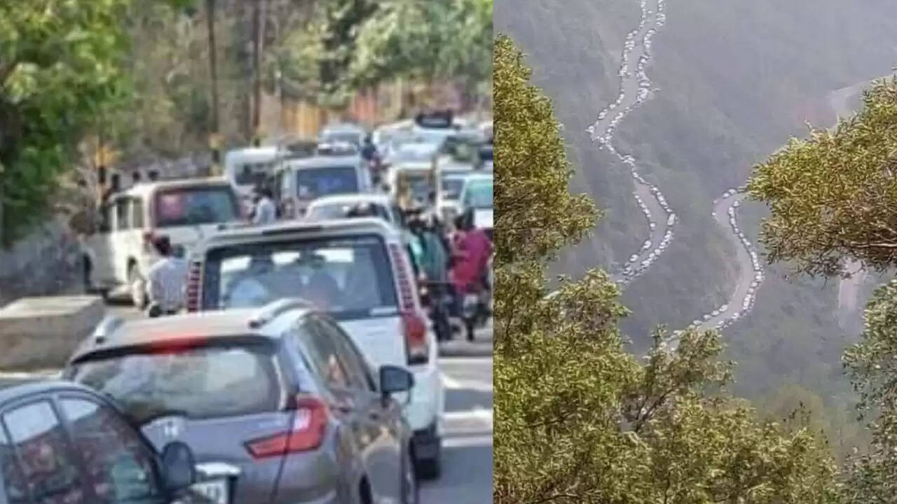 नैनीताल में ट्रैफिक जाम: पर्यटकों की भीड़ से हिल स्टेशन हुआ प्रभावित