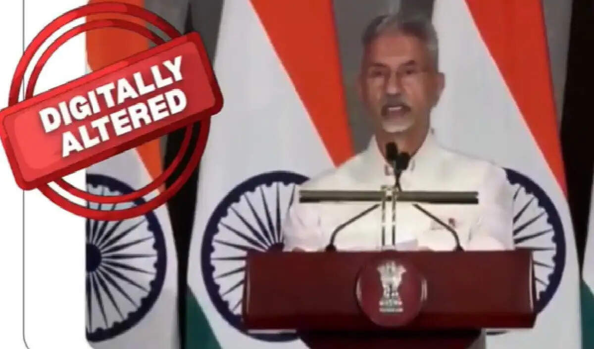 फर्जी वीडियो में जयशंकर पर लगाए गए आरोपों का पीआईबी ने किया खंडन